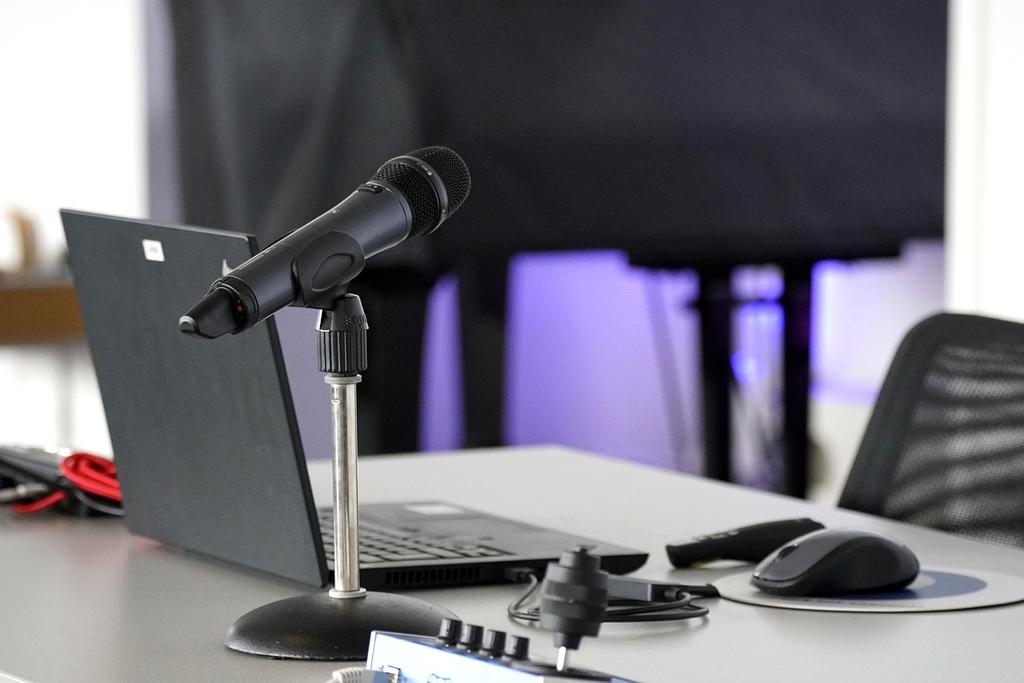 Professional workspace setup optimized for keyboard shortcut practice